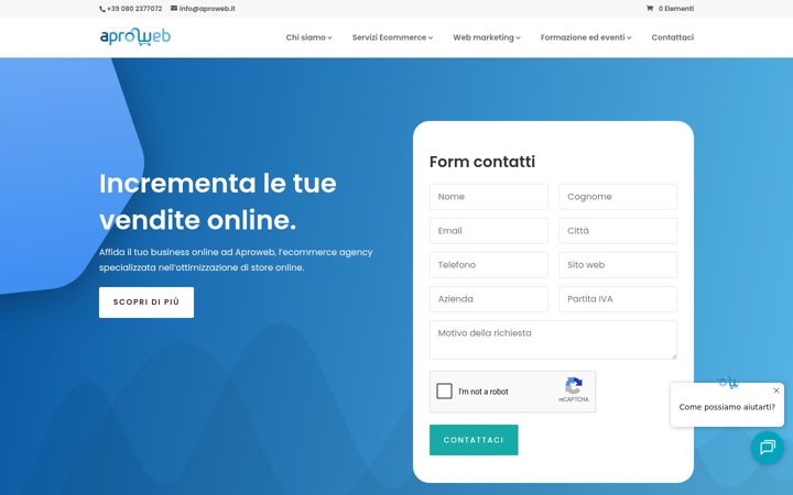Screenshot of aproweb.it