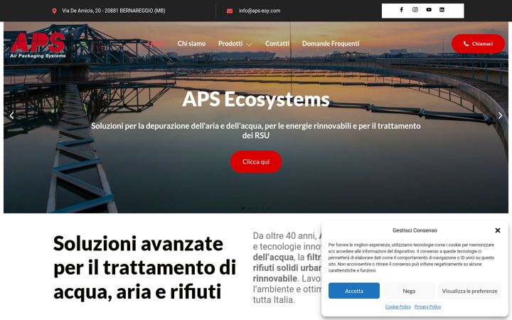 Snímek obrazovky aps-esy.com