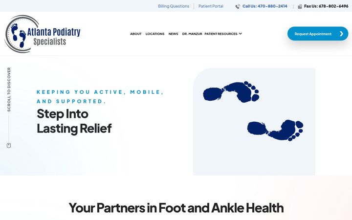 Screenshot of aps-med.com