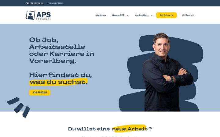 Screenshot of aps-personal.com