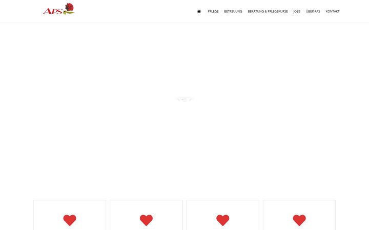 Screenshot of aps-pflege.de