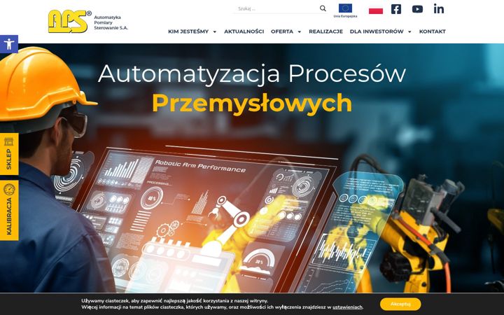 Screenshot of aps.pl