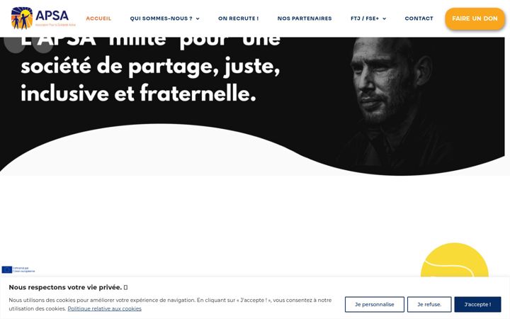 Screenshot ta' apsa62.fr
