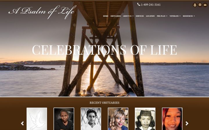 Screenshot of apsalmoflife.com