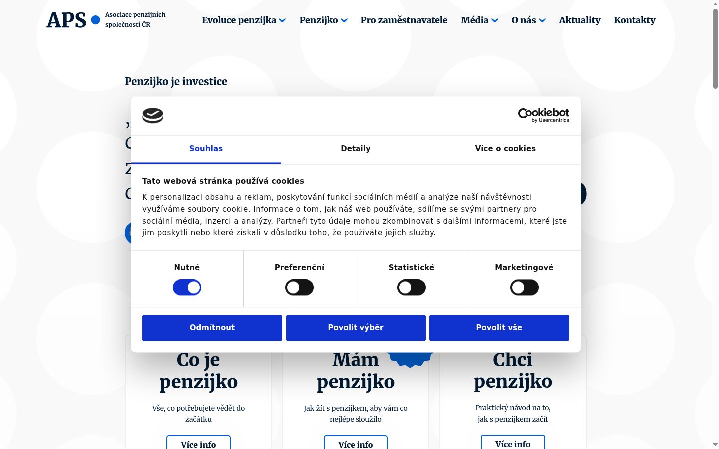 Snimka zaslona bannera za privolu prikazanog prije bilo kakve interakcije