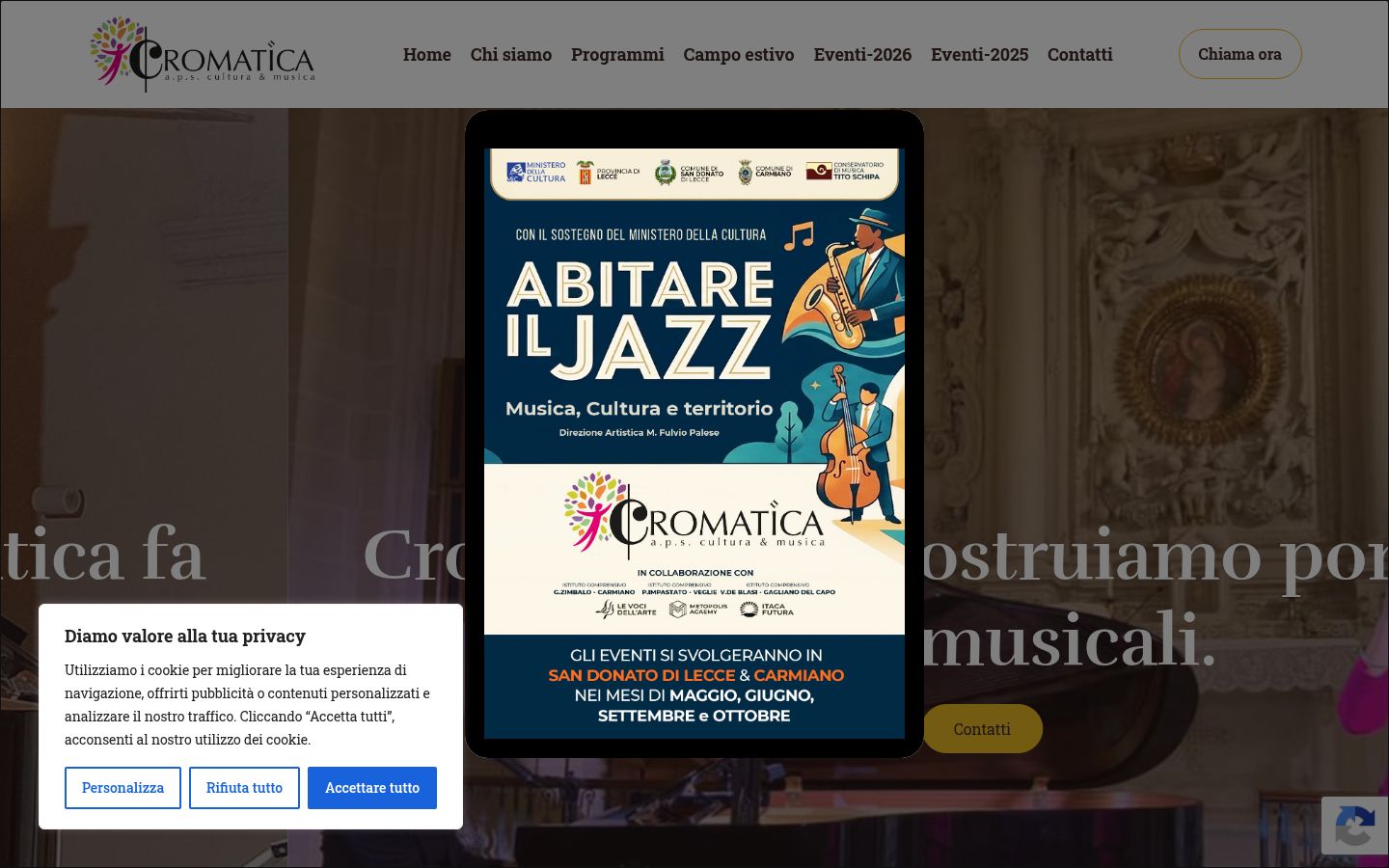 Captura de ecrã do banner de consentimento apresentado antes de qualquer interação