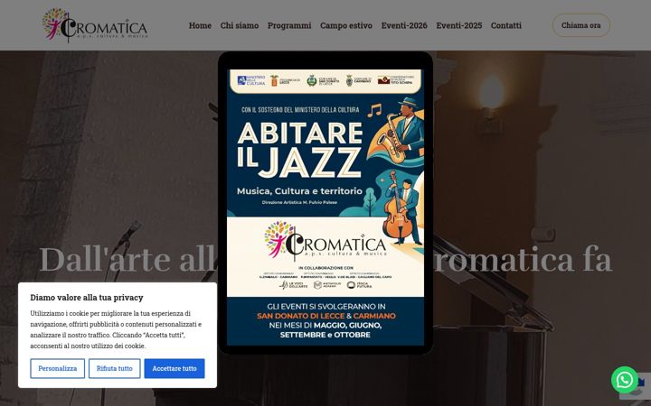 Skjámynd af apscromatica.it