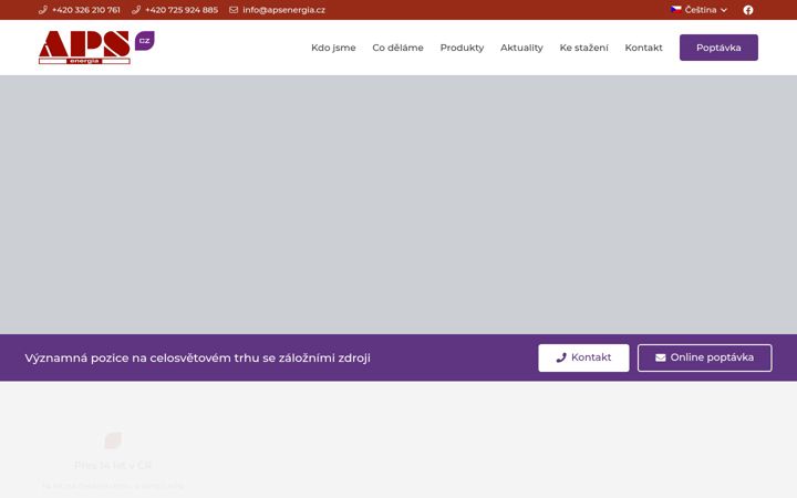 Screenshot of apsenergia.cz