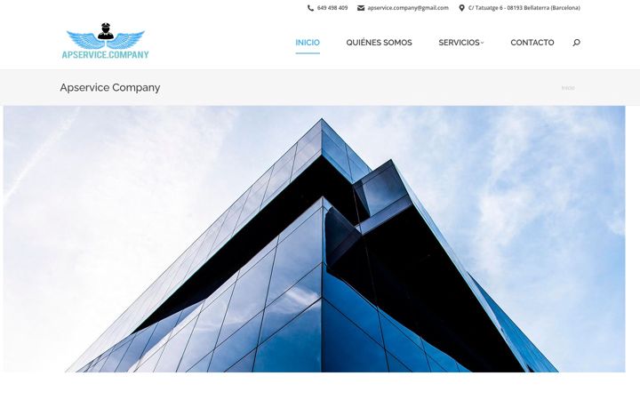 Skärmbild av apservicecompany.es