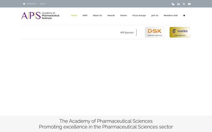 Screenshot von apsgb.co.uk