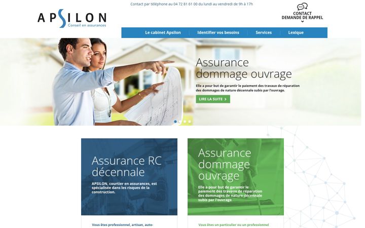 Skærmbillede af apsilon.fr
