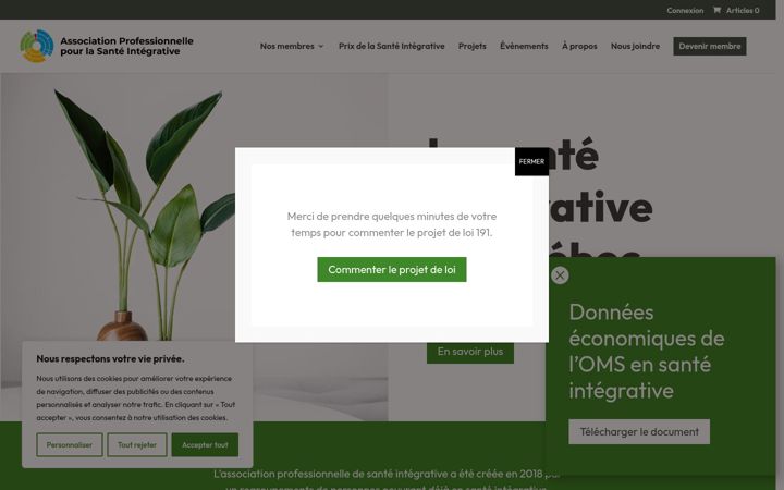 Екранна снимка на apsisante.org