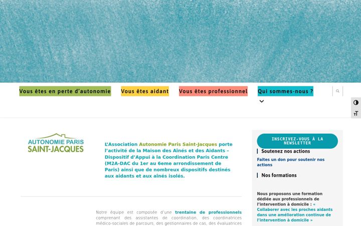 Screenshot of apsj.paris