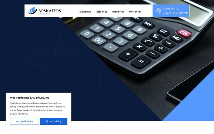 Screenshot of apskaitos-ekspertai.lt