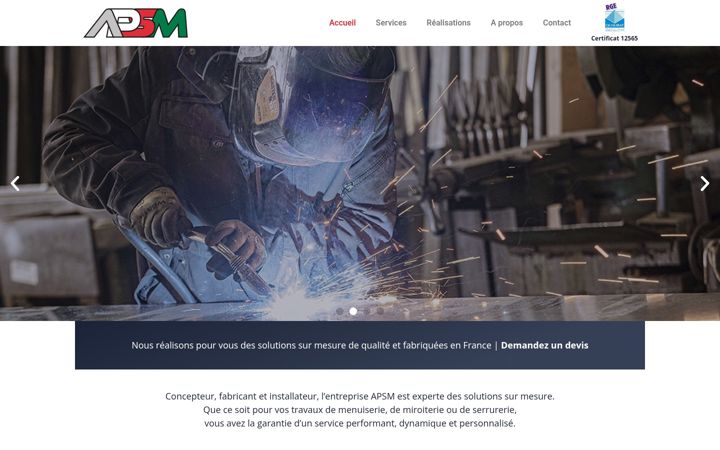 Screenshot of apsm41.fr
