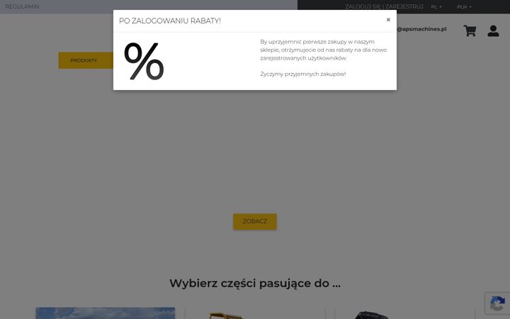 Екранна снимка на apsmachines.eu