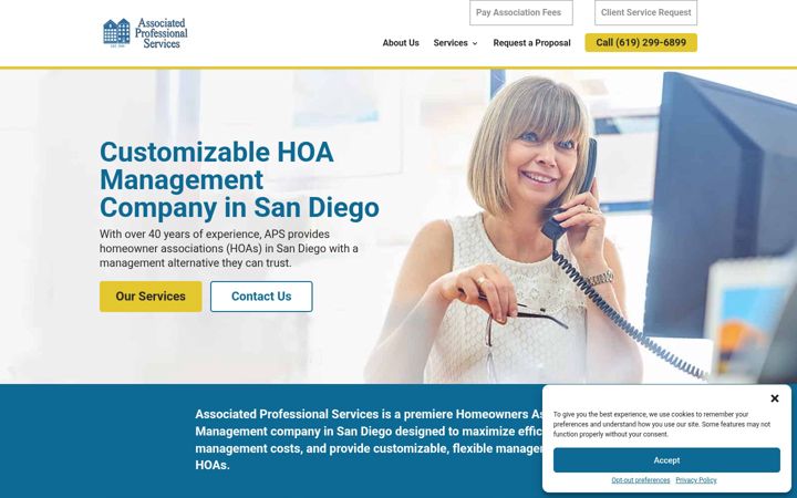 Screenshot von apsmanagement.com