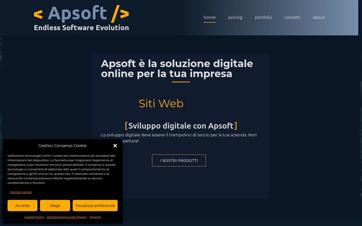 Screenshot di apsoftagency.it