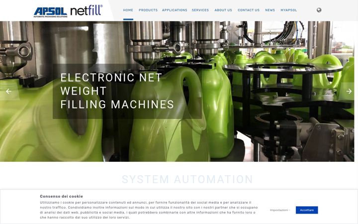 Screenshot of apsol.it
