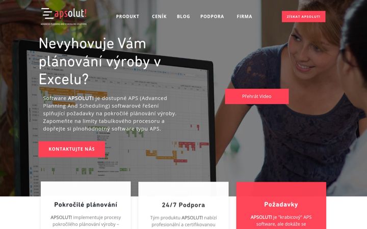 Screenshot of apsolut.cz