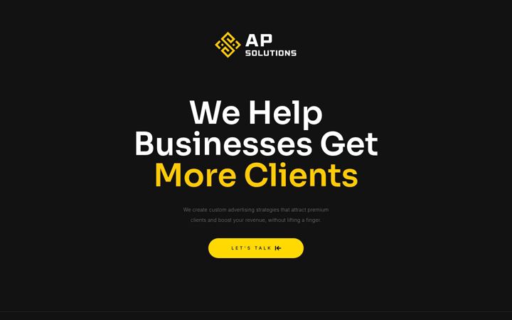 Screenshot of apsolutions.es