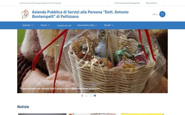 Screenshot of apsp-pellizzano.it