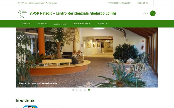Screenshot of apsp-pinzolo.it