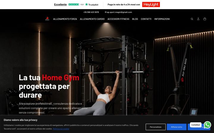 Screenshot of apsports.it