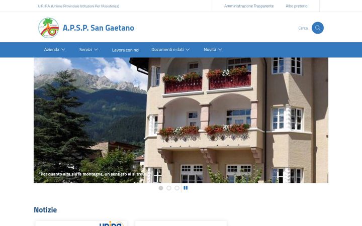Screenshot of apspsangaetano.it