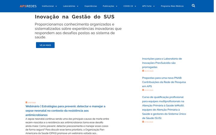 Snímek obrazovky apsredes.org