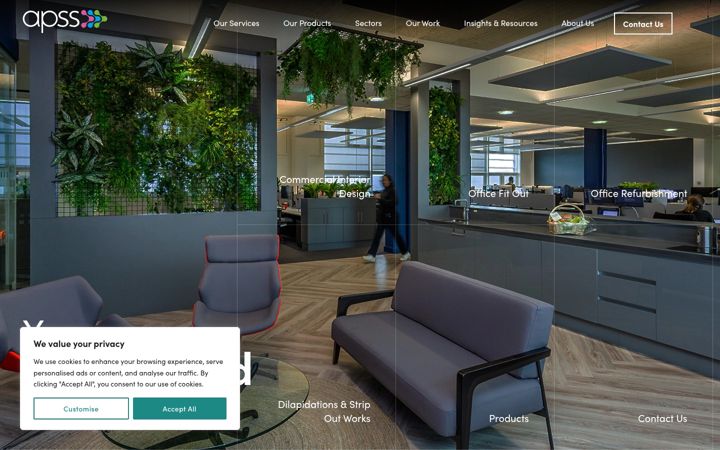 Screenshot of apss.co.uk