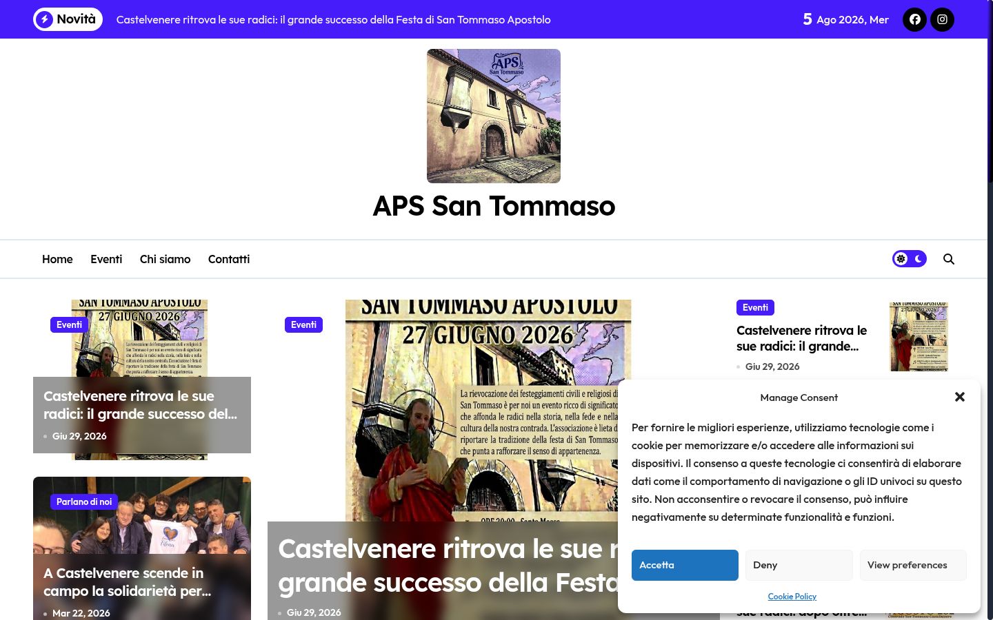 Snímek obrazovky baneru souhlasu zobrazeného před jakoukoli interakcí