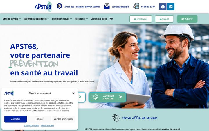 Screenshot of apst68.fr
