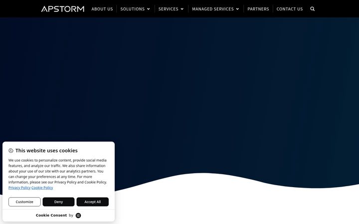 Screenshot ta' apstorm.co.uk