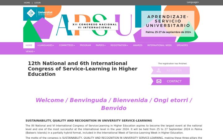 Screenshot of apsu12.es