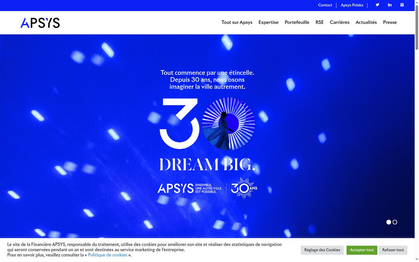 Screenshot του banner συγκατάθεσης που εμφανίστηκε πριν από οποιαδήποτε αλληλεπίδραση