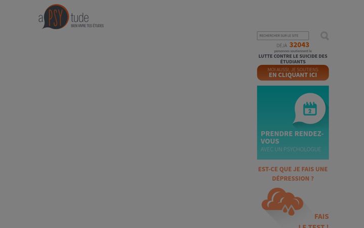 Screenshot of apsytude.com