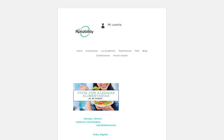 Screenshot ta' aptability.net