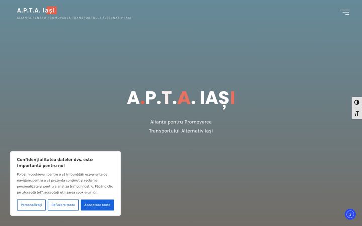 Screenshot ta' aptaiasi.ro