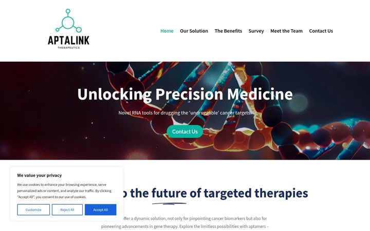 Screenshot ta' aptalink.co.uk