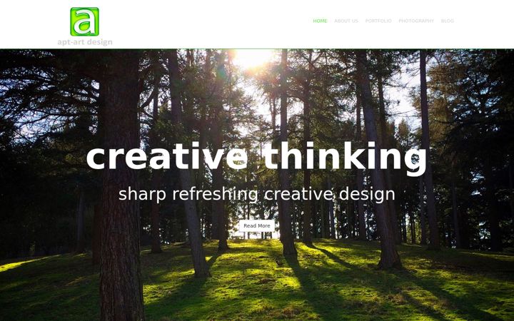 Zrzut ekranu aptart-design.co.uk