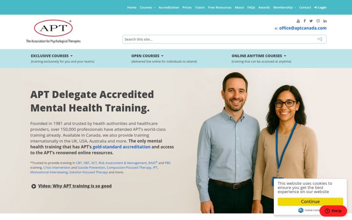 Screenshot of aptcanada.com