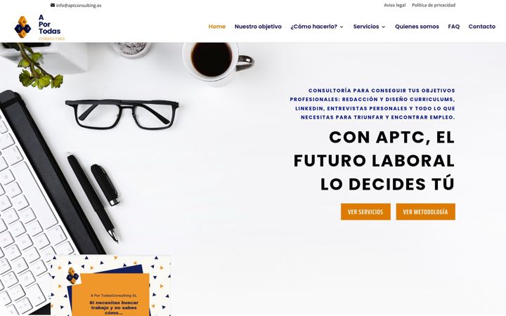 Zrzut ekranu aptconsulting.es