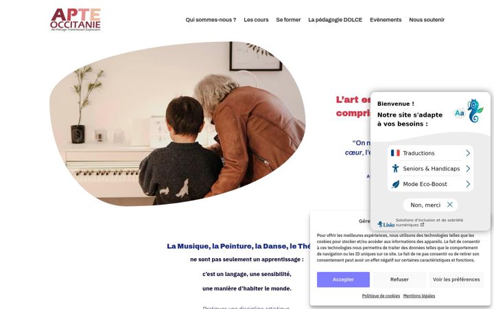 Screenshot of apte-occitanie.fr