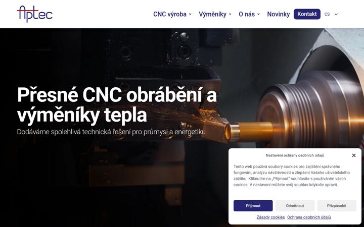 Screenshot of aptec.international