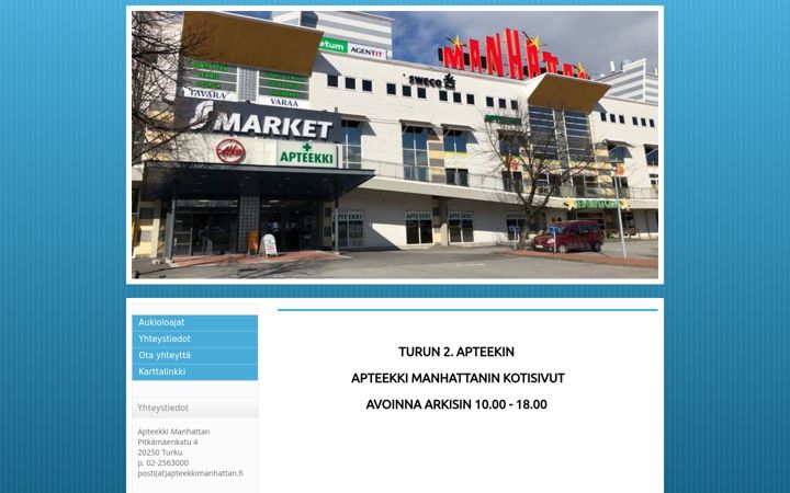 Screenshot of apteekkimanhattan.fi