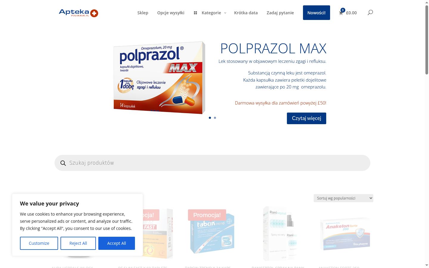 Snímek obrazovky baneru souhlasu zobrazeného před jakoukoli interakcí
