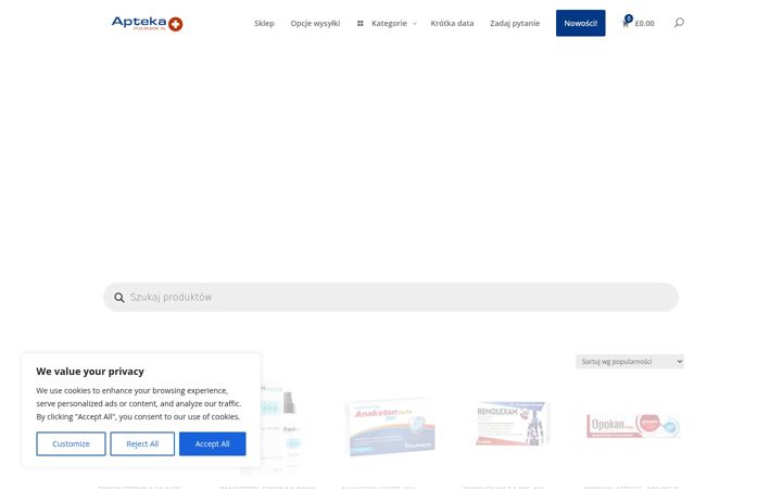 Screenshot of aptekapolskauk.pl