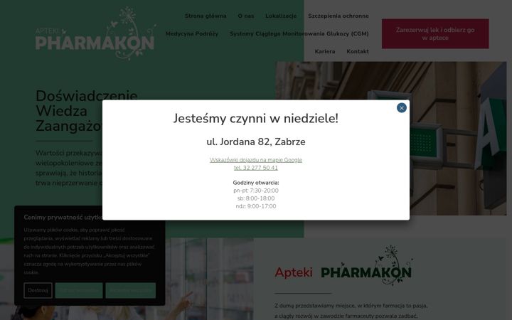 Screenshot of aptekipharmakon.pl