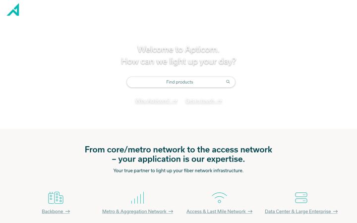 Captura de ecrã de apticom.com